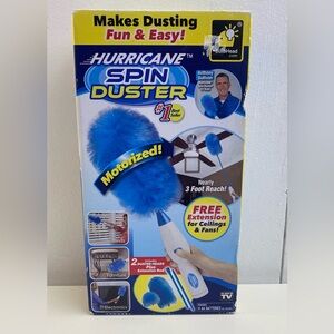 Spin Duster Motorized Cleaning Tool NIB